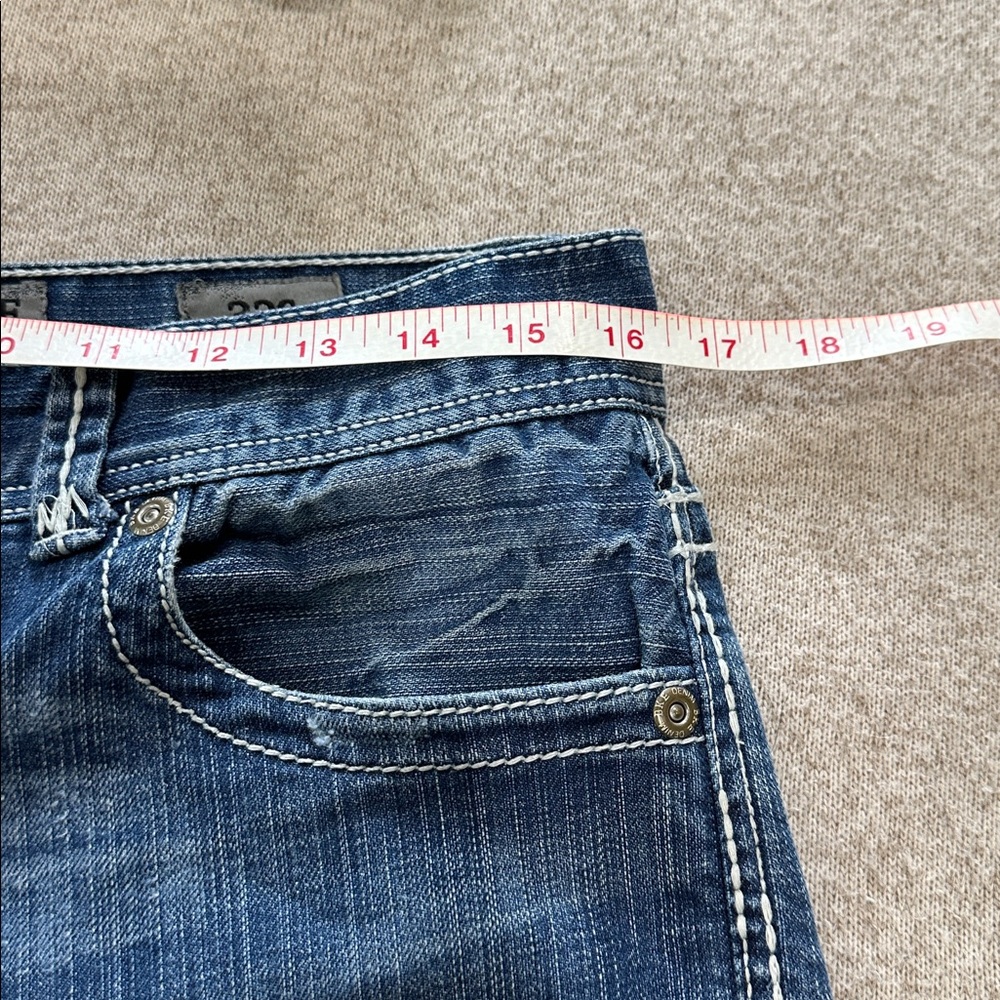 BKE Denim Justin Size 32S 3 Button Fly Flap Back Pockets Bootcut -E4 - Picture 11 of 13